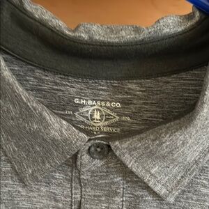 G.H. Bass & Co. Gray Polo Shirt